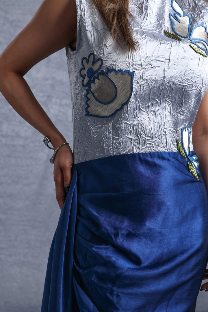 Poppy Dress with Rouched Bottom