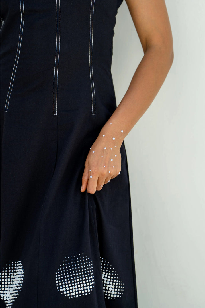Moon shadow Panel Dress