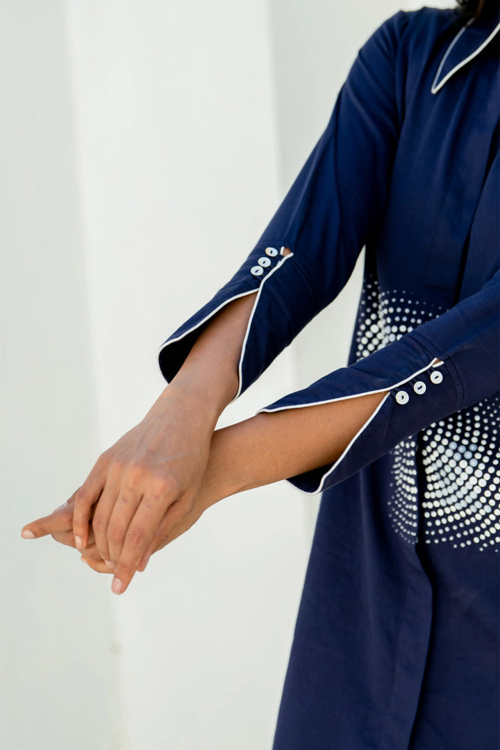 Midnight Blue Orbit dress