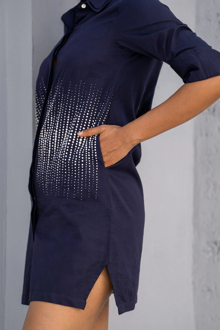 Pixelated Rhythm dress