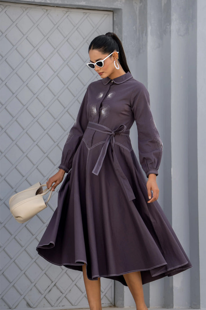 Twilight Orbit flare Dress