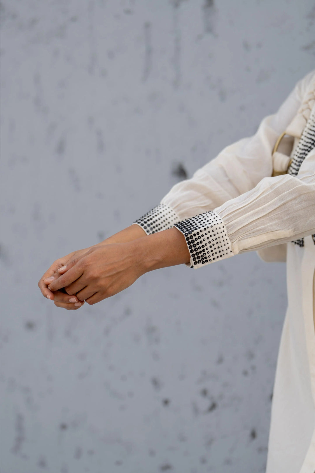 Ecru Luminary Shirt Dress