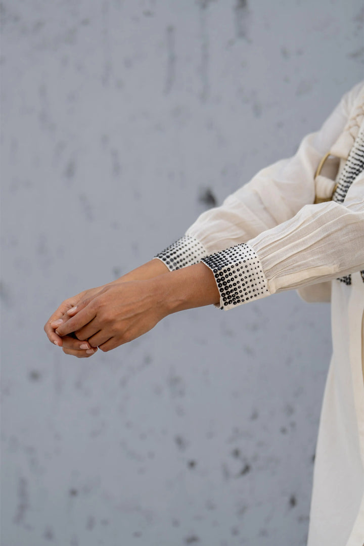 Ecru Luminary Shirt Dress