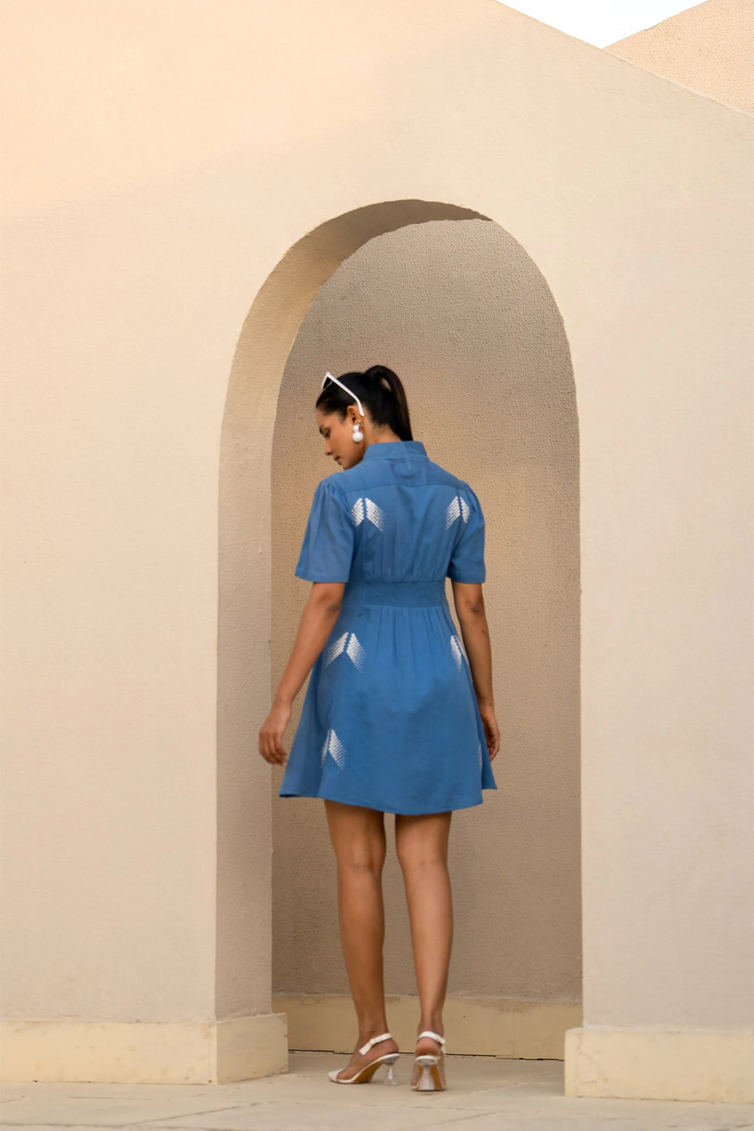 Nightfall Cascade Panel Dress