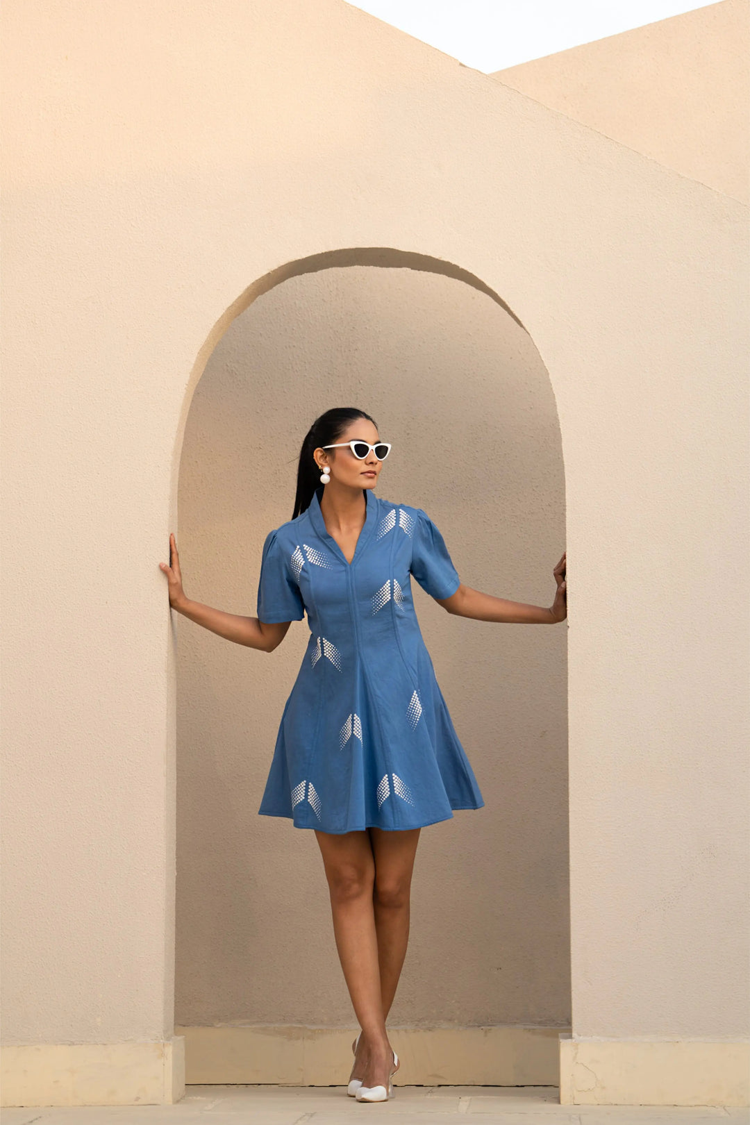 Nightfall Cascade Panel Dress