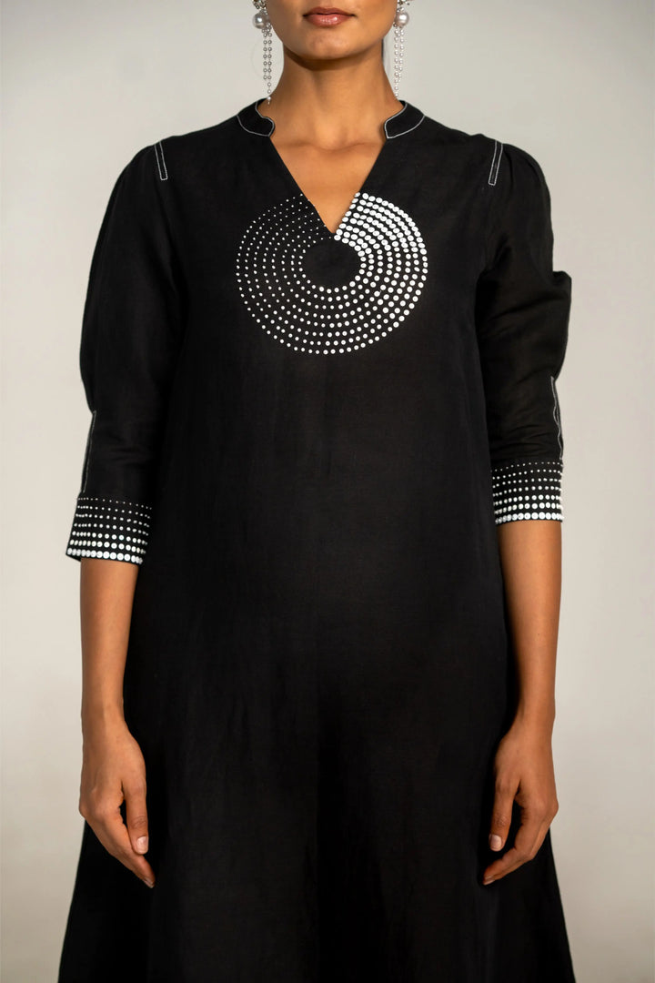 Noir Linen Dress
