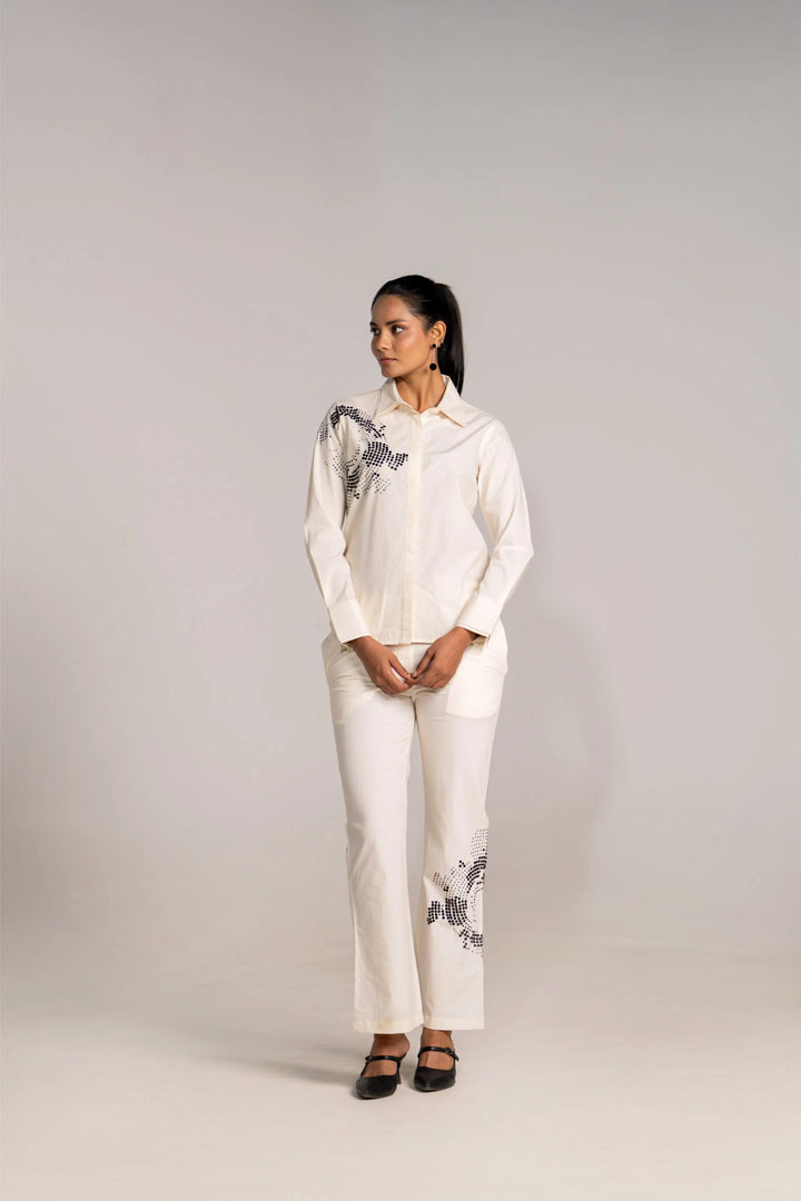 Halftone Ecru coord set