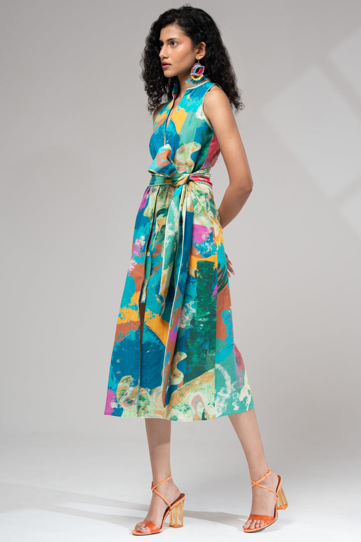 Bay Tie Up Dress