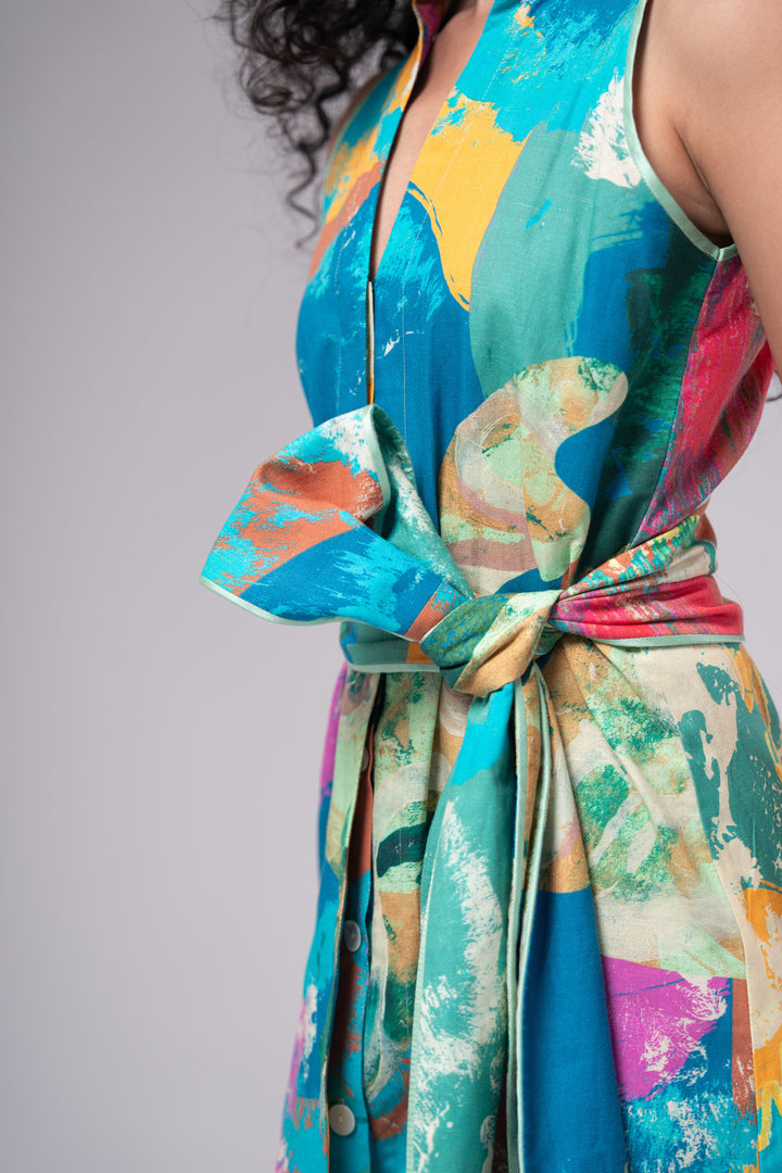 Bay Tie Up Dress