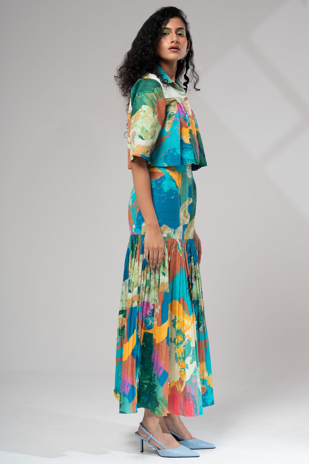 Bay Pleated Skirt Set
