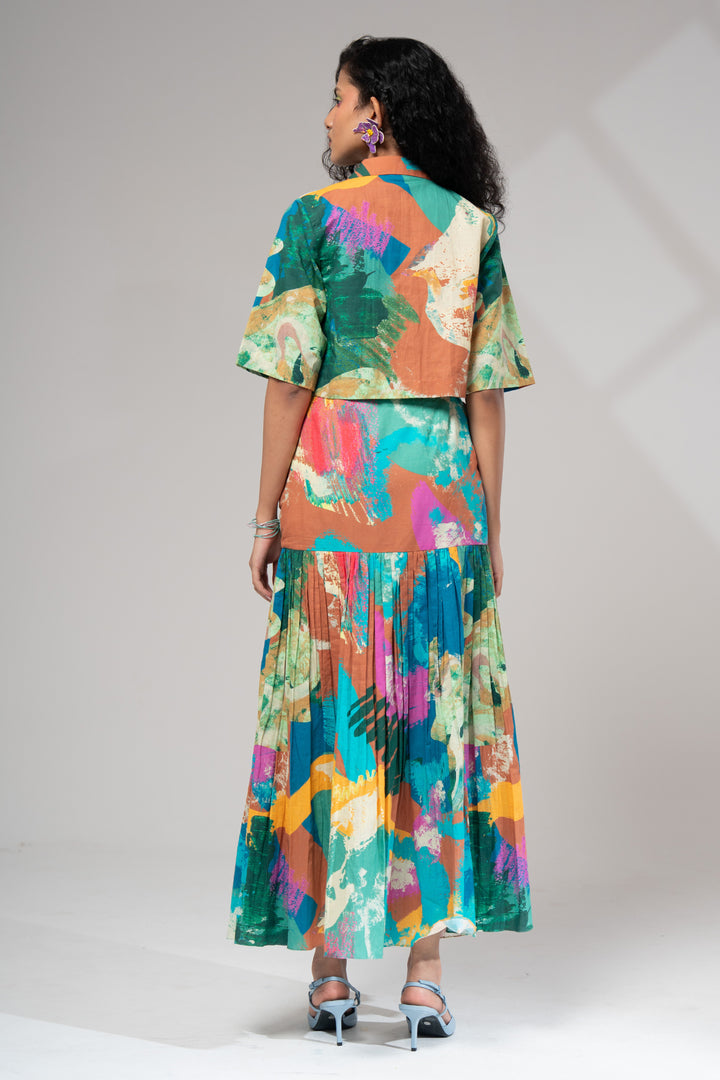 Bay Pleated Skirt Set
