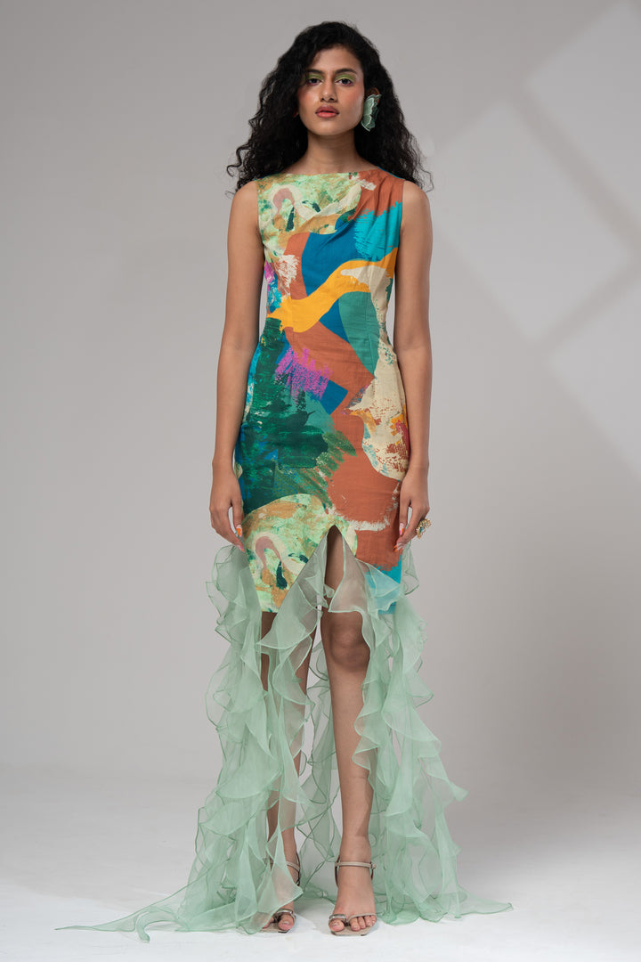 Bay Ruffled Dress