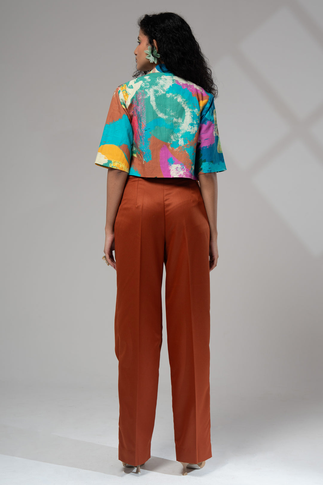 Bay Cropped Jacket Set w/ Bustier