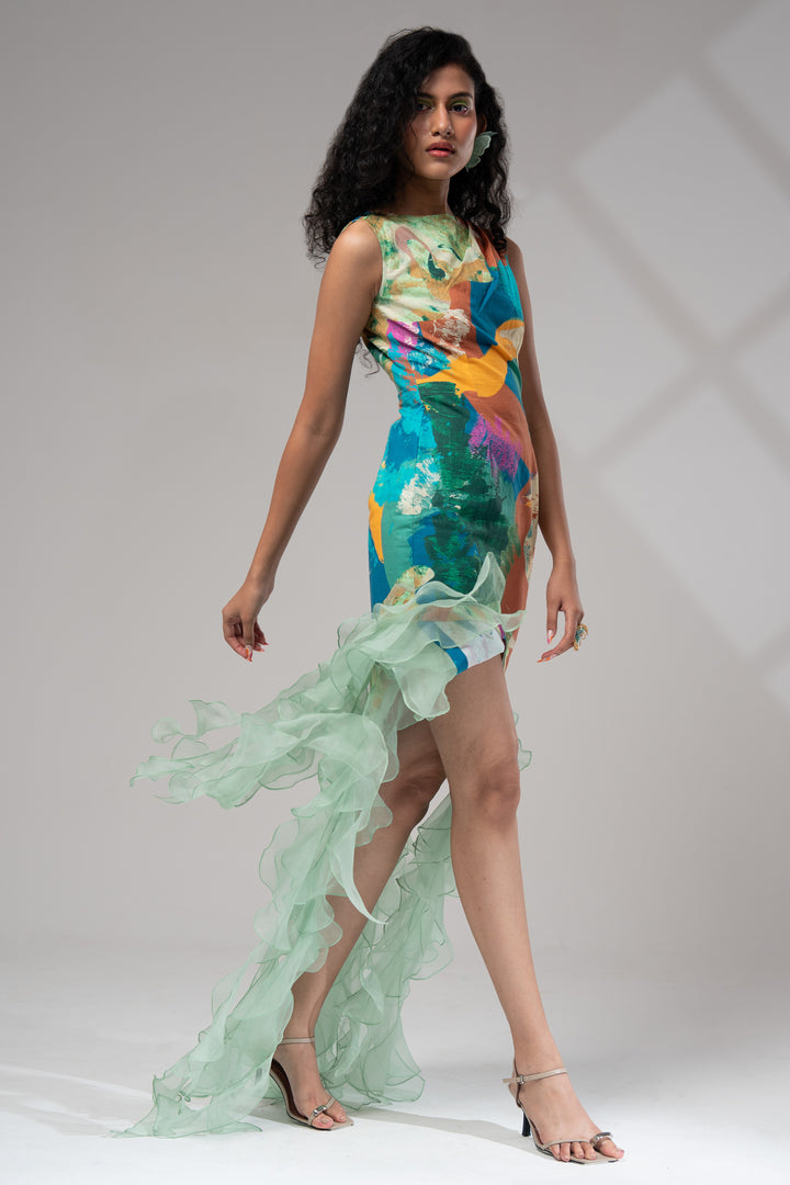 Bay Ruffled Dress