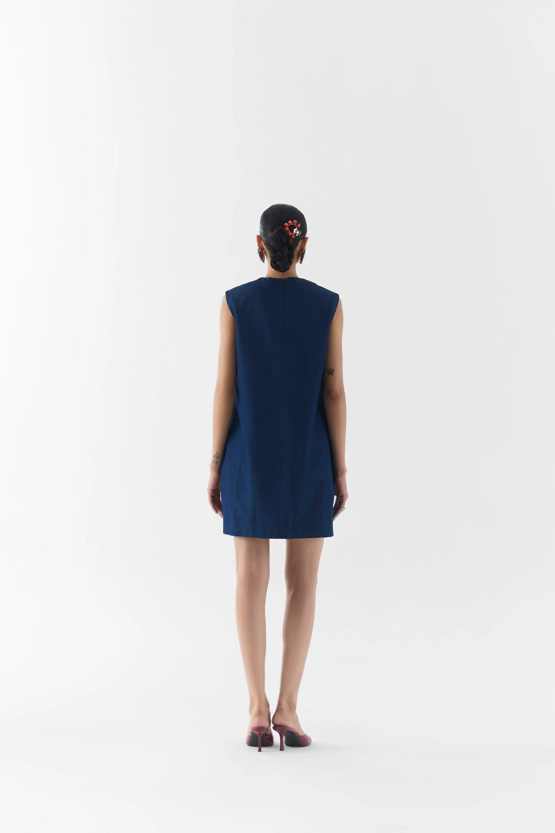 Rose Denim Dress