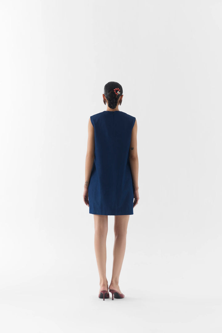 Rose Denim Dress
