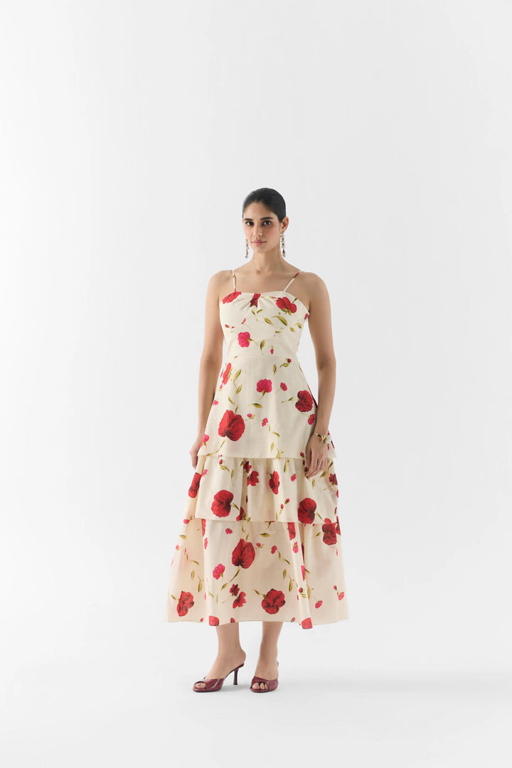 Sisley Rose Bustier Dress