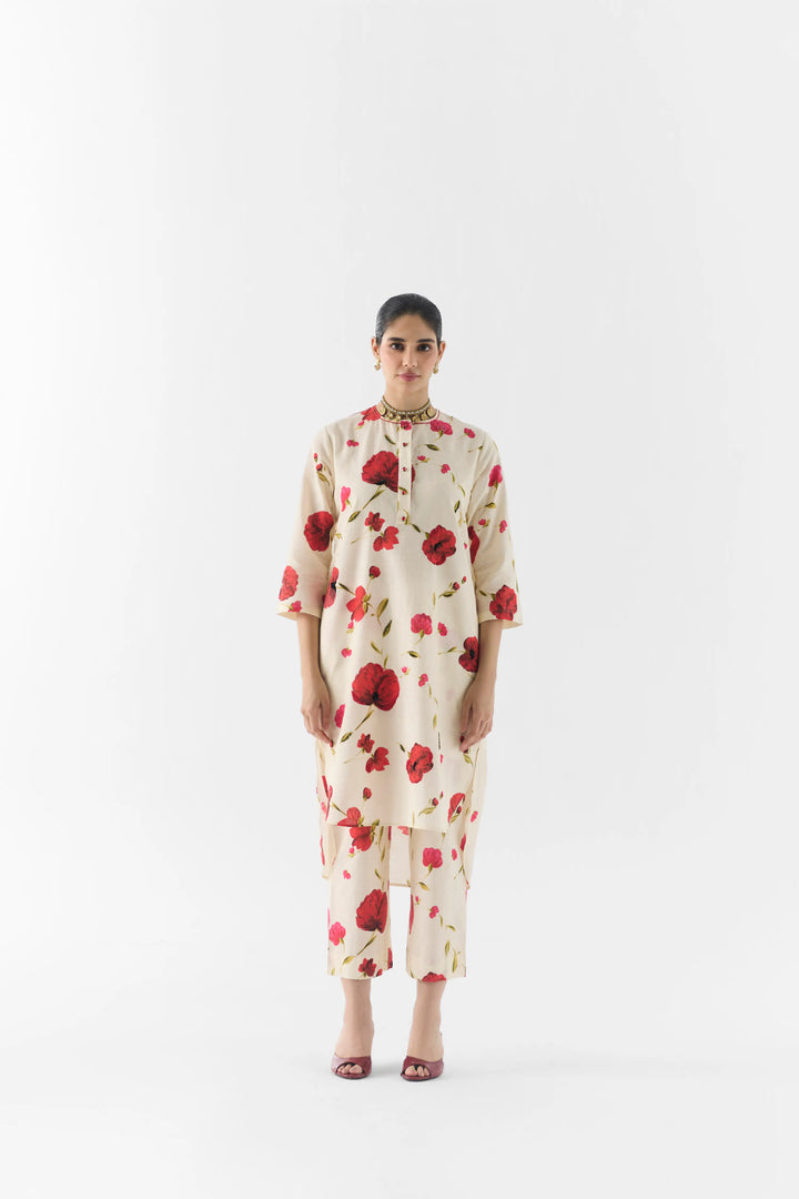 Sisley Rose Kurta & Pants (Without Stole)