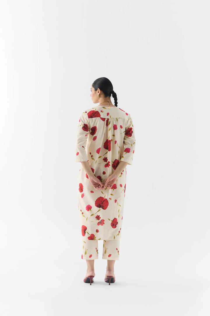 Sisley Rose Kurta & Pants (Without Stole)