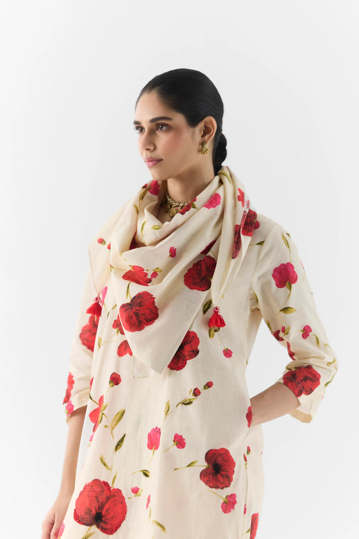 Sisley Rose Kurta & Pants (Without Stole)