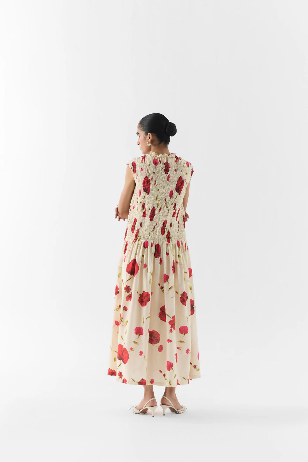 Sisley Rose Ruching Dress