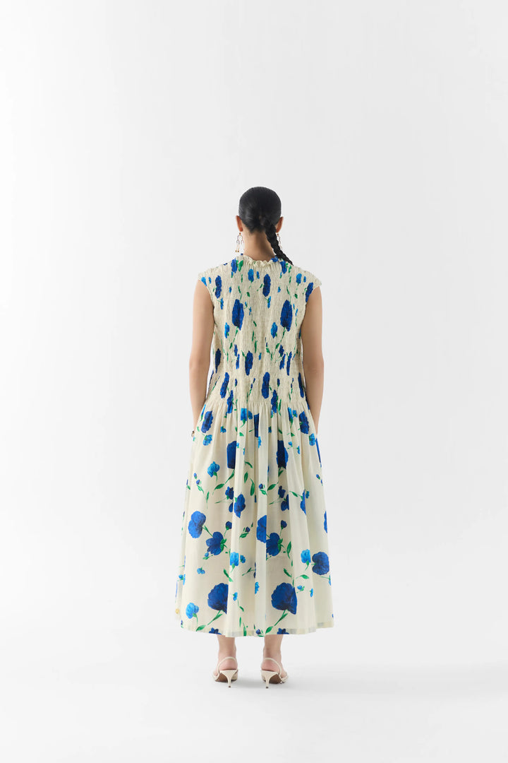 Moss Rose Ruching Dress