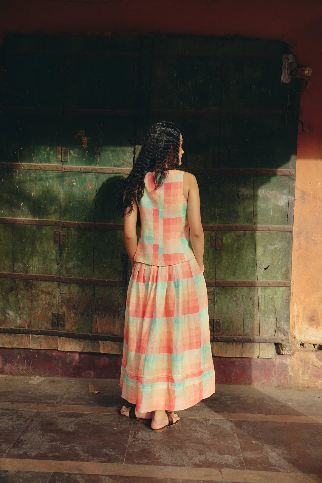 Azul Checkered Co-ord Set