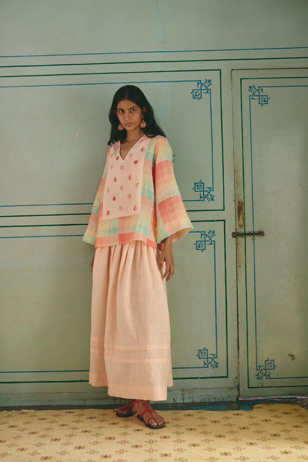 Ami Embroidered Co-ord Set