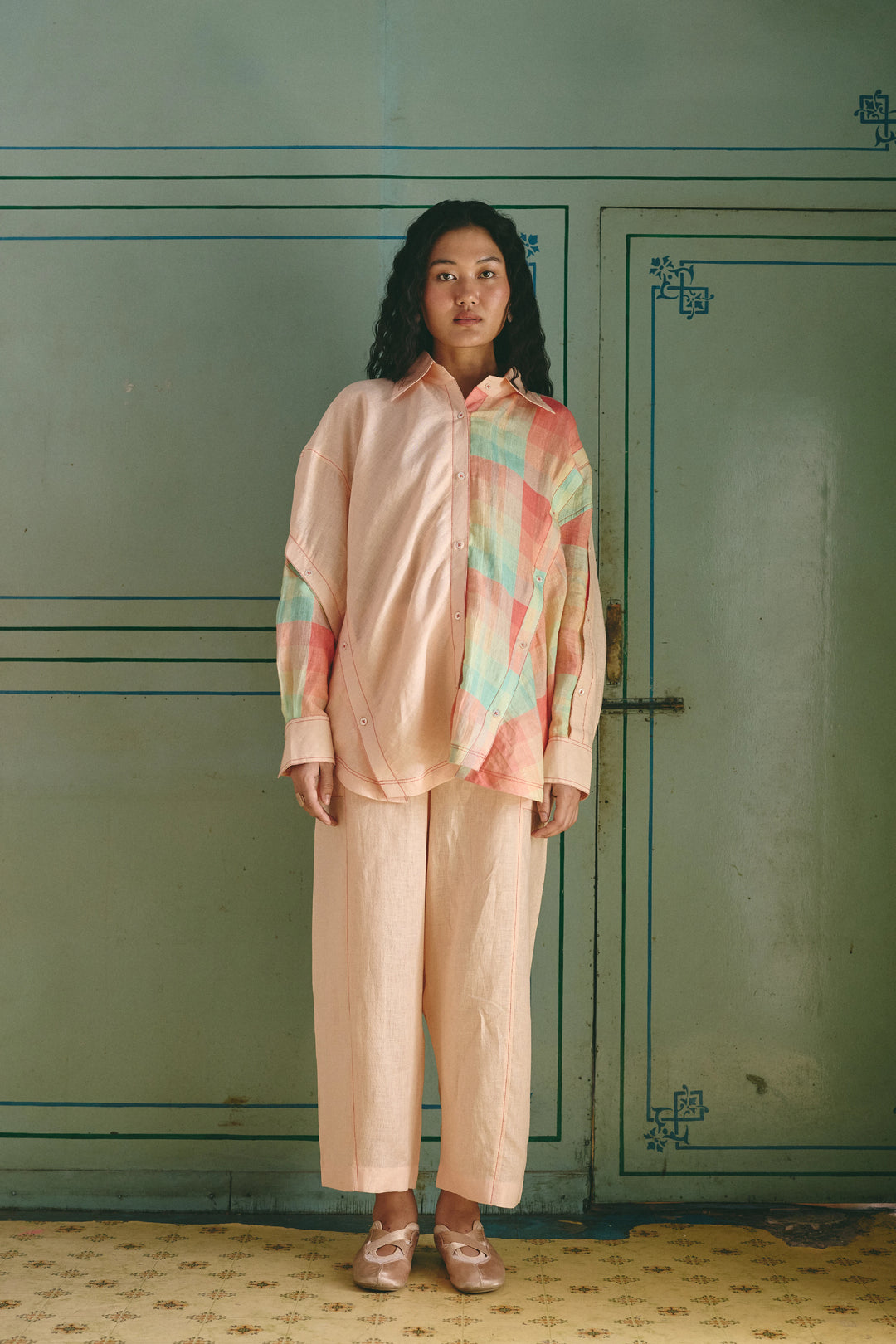 Kelly Bias Panelled Co-ord Set