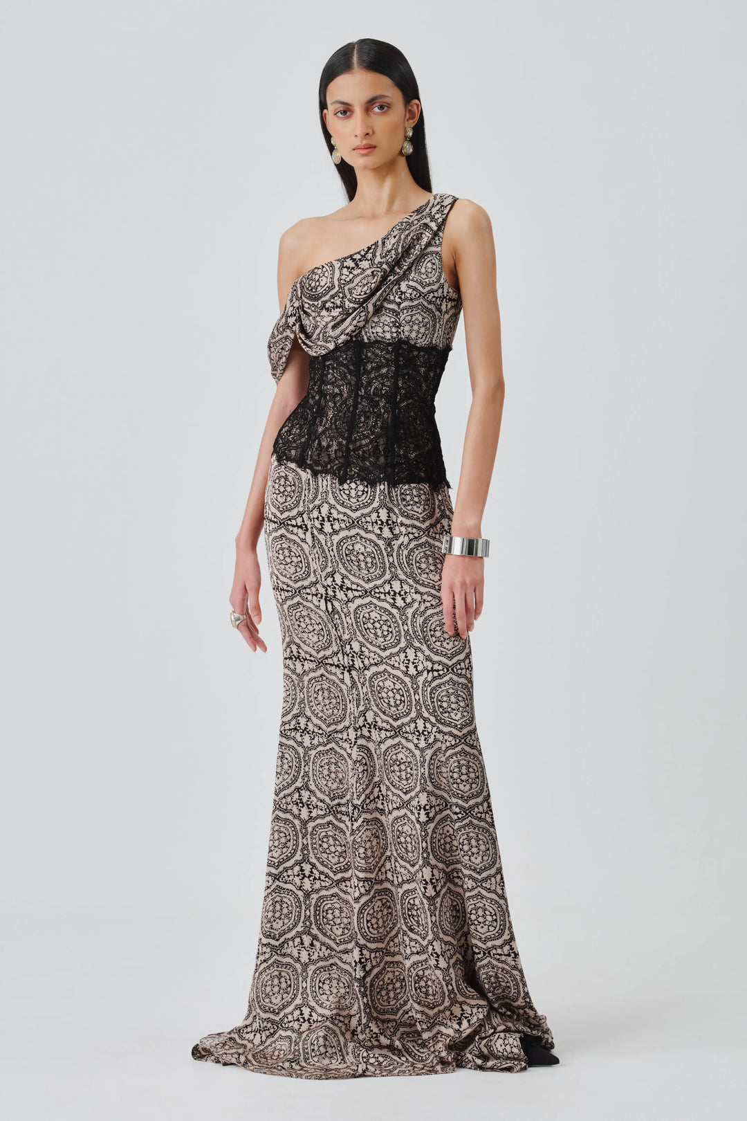 Tara Ajrakh Gown