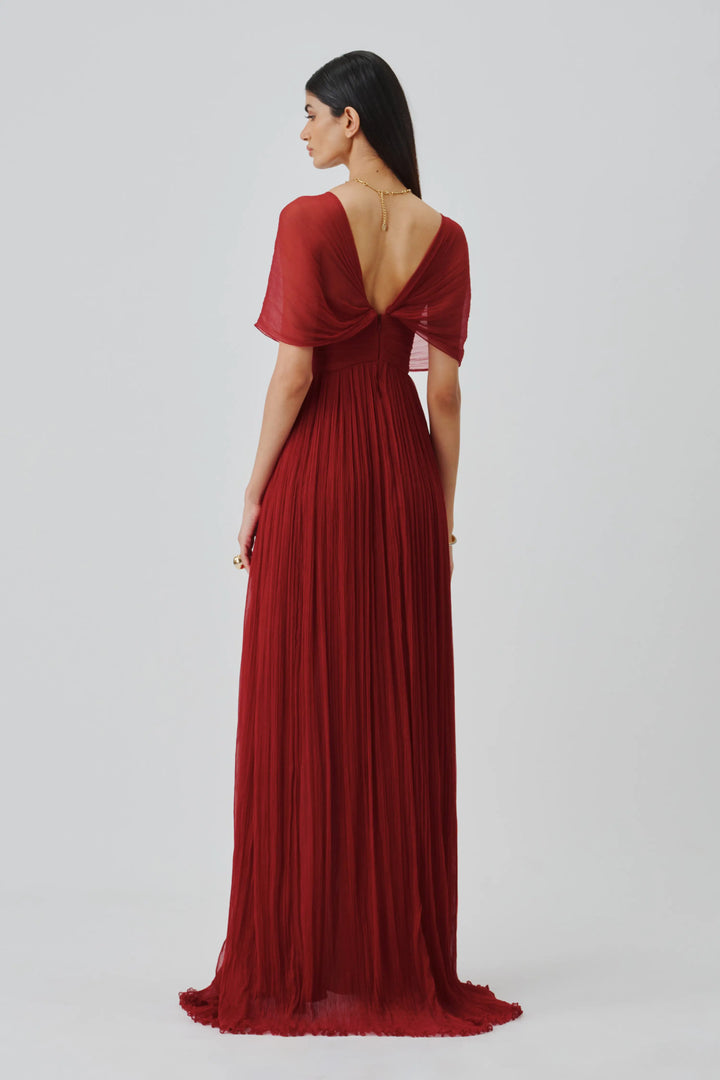 Scarlet Muse Ruched Gown