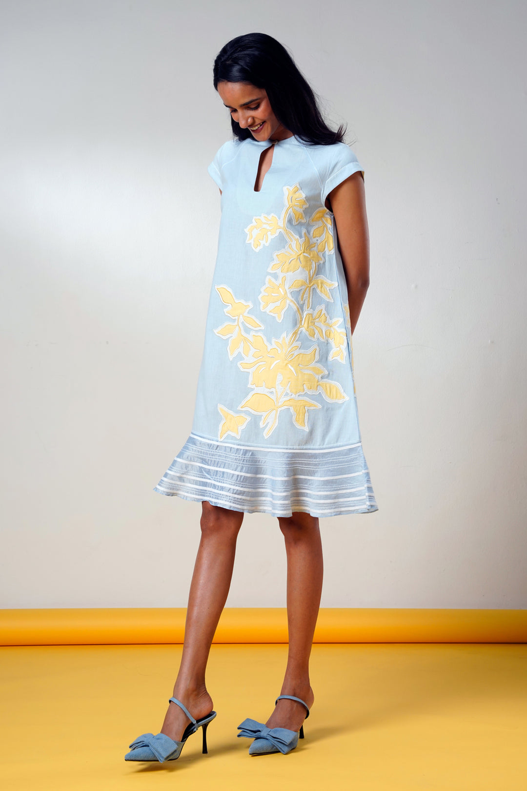 Wintel-soft-fern-short-dress