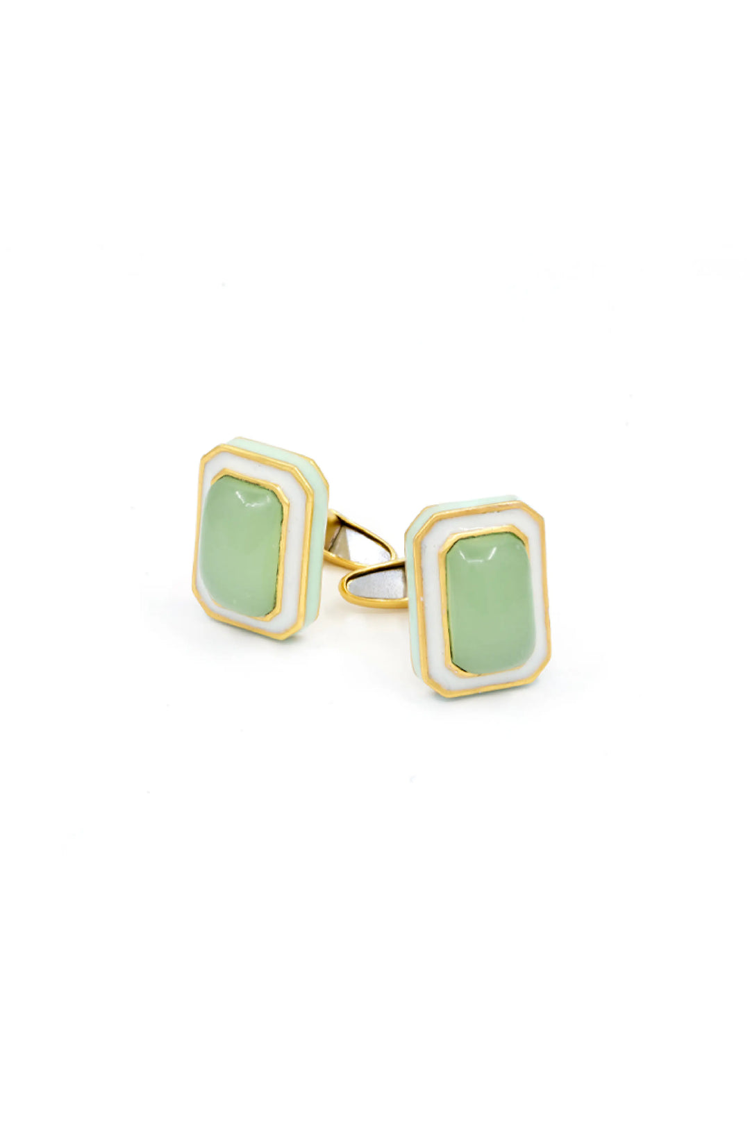 Foggy Green Tranquil Vitamin Sea Cufflinks