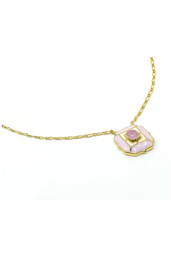 Cloudy Pink Tranquil Song Of Summer Necklace