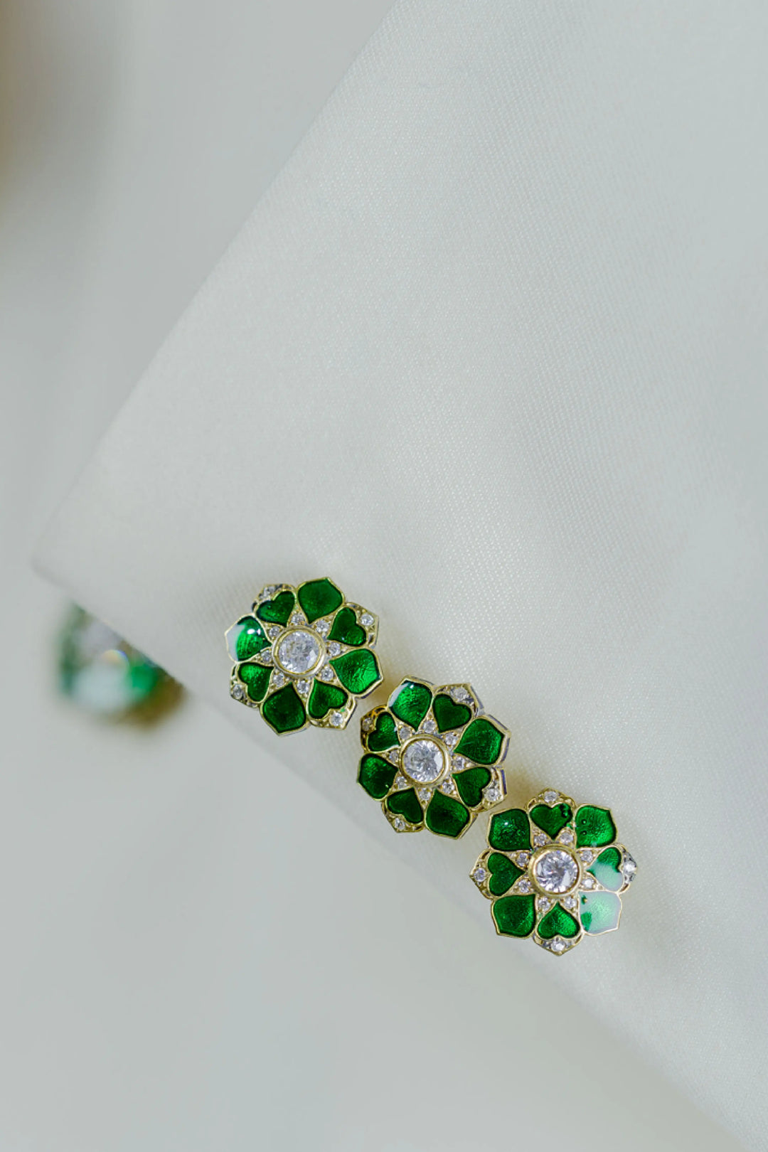 Rajwada Sherwani Buttons Green
