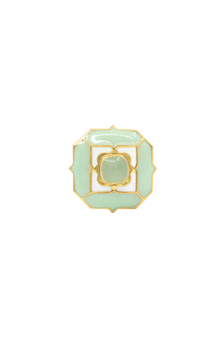 Foggy Green Tranquil Sherwani Buttons