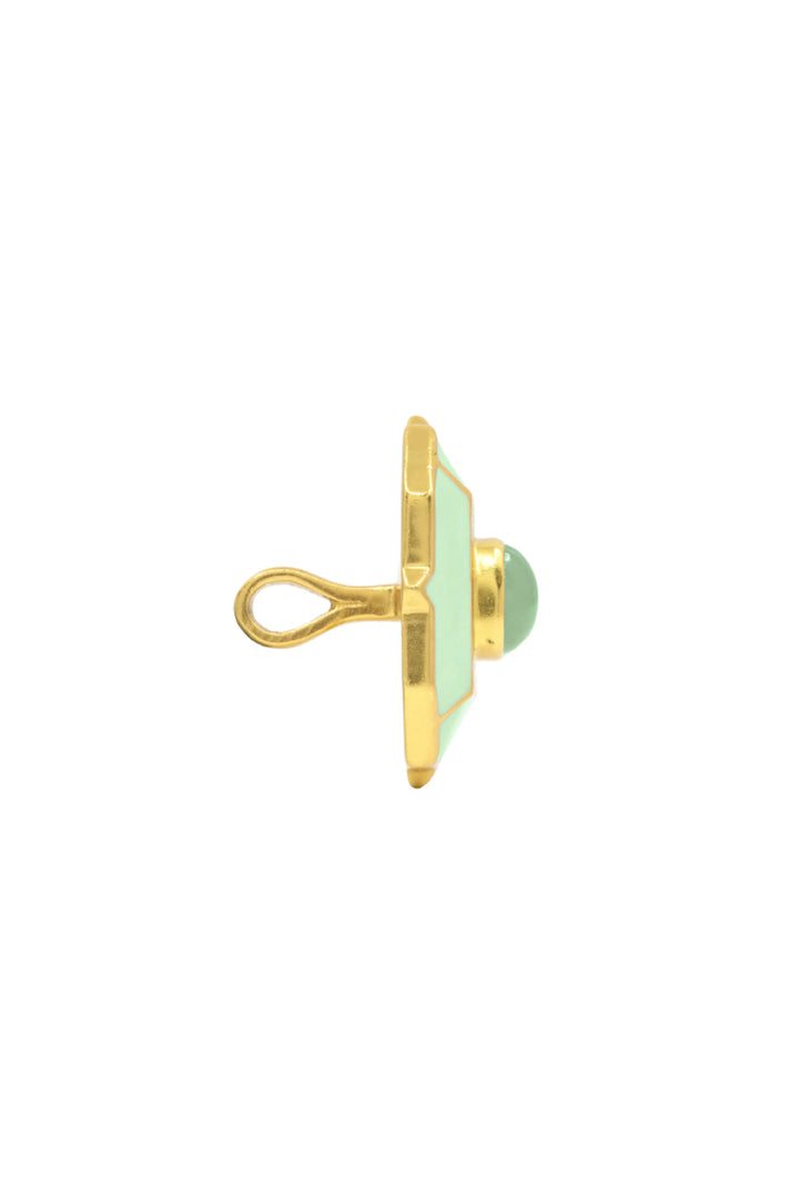 Foggy Green Tranquil Sherwani Buttons