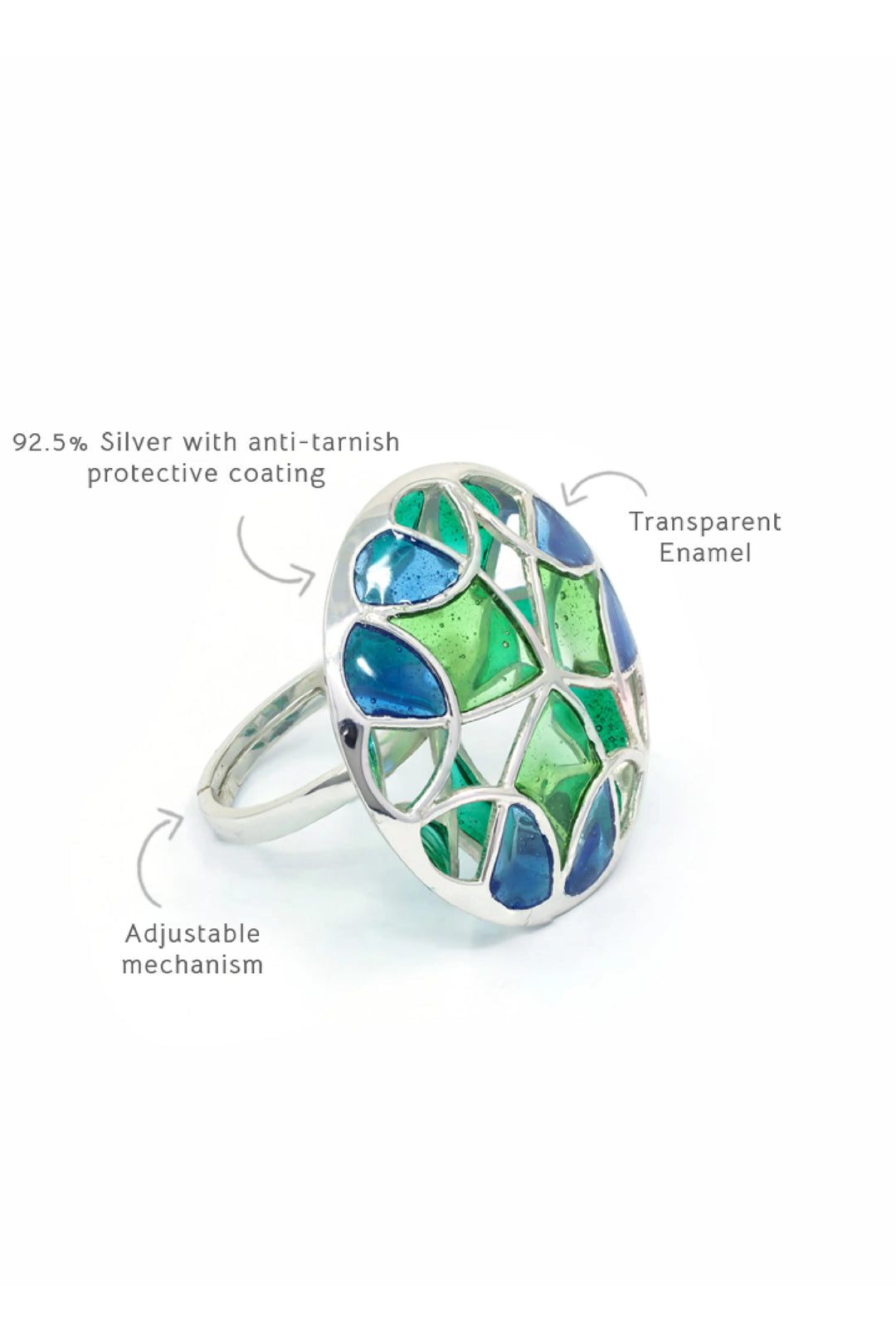 Psychedelic rings - Green