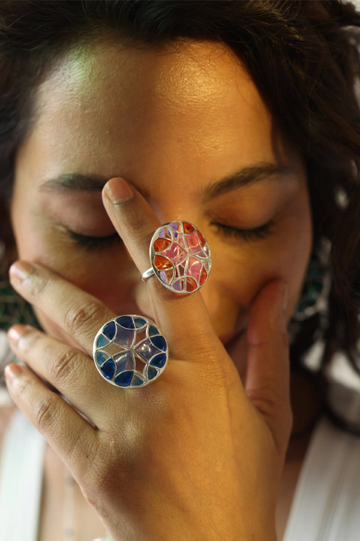 Psychedelic rings - Pink