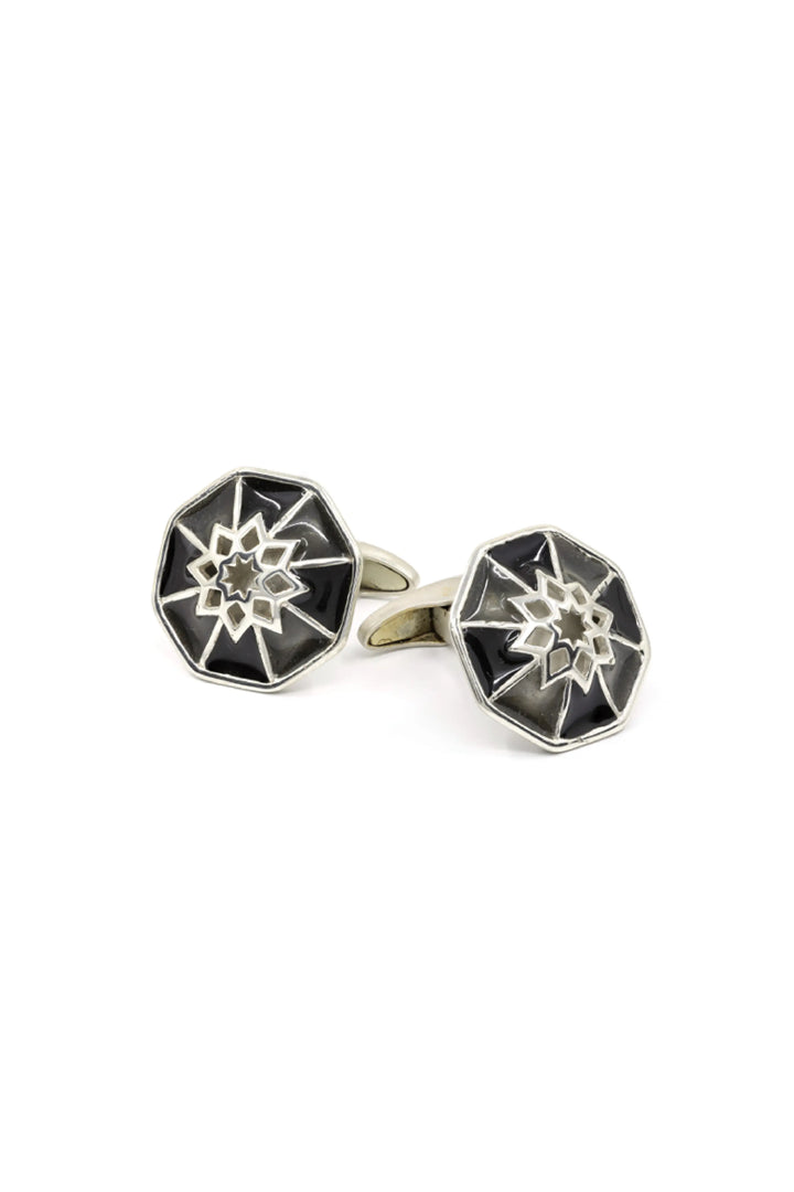 Dhoop Chaon Cufflinks Black
