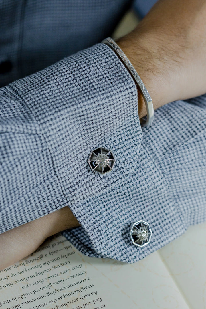 Dhoop Chaon Cufflinks Black