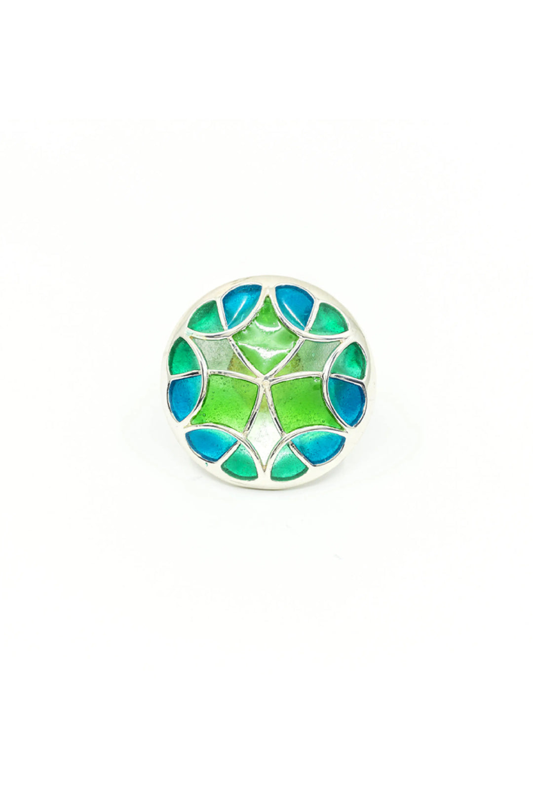 Kaleidoscope Cufflinks Green