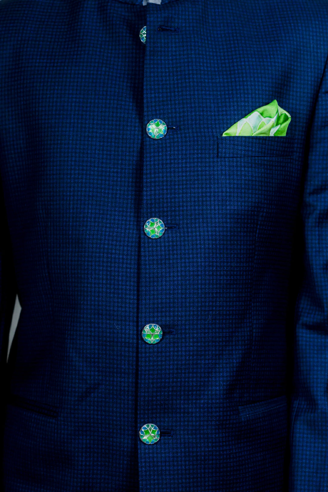 Kaleidoscope Cufflinks Green