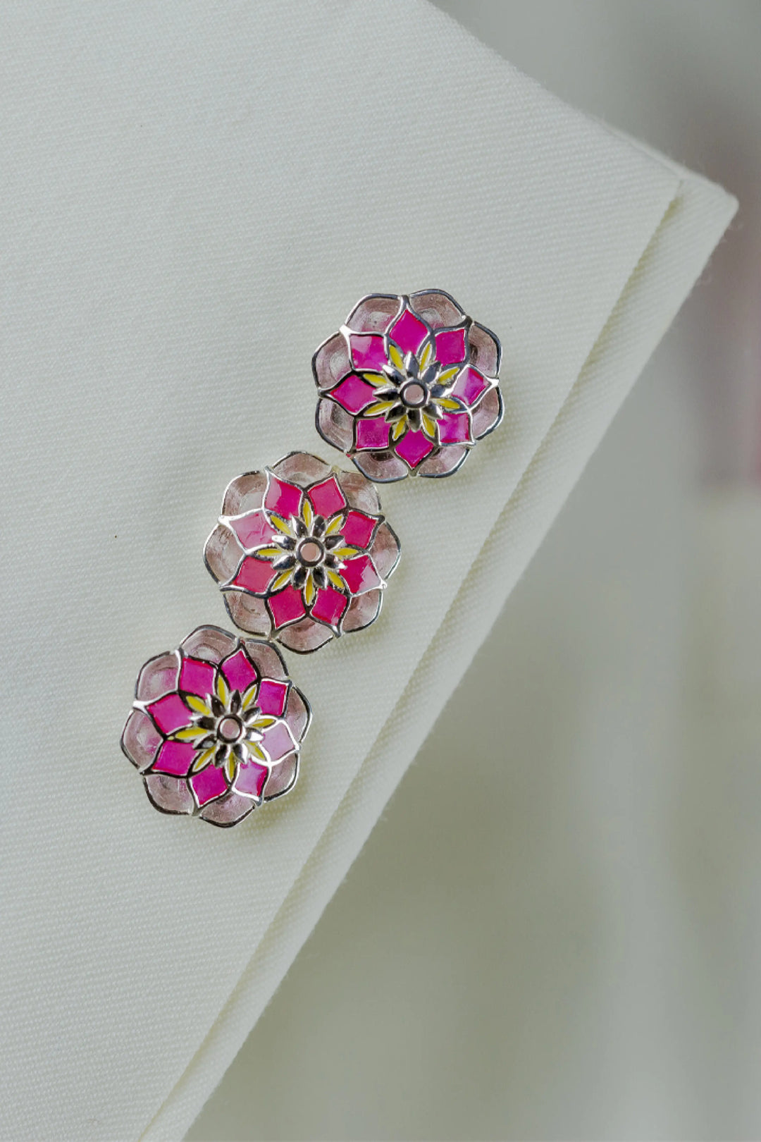 Pink Gulaal Sherwani Buttons