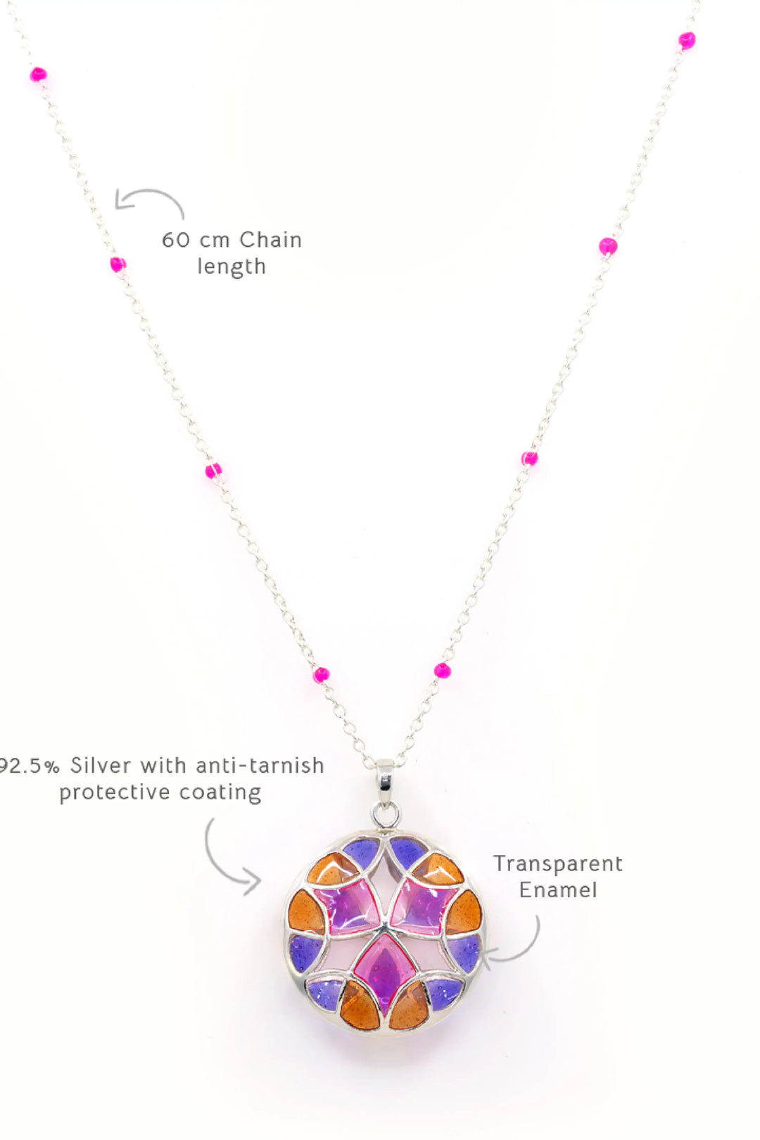 Treasure Pendant  - Pink