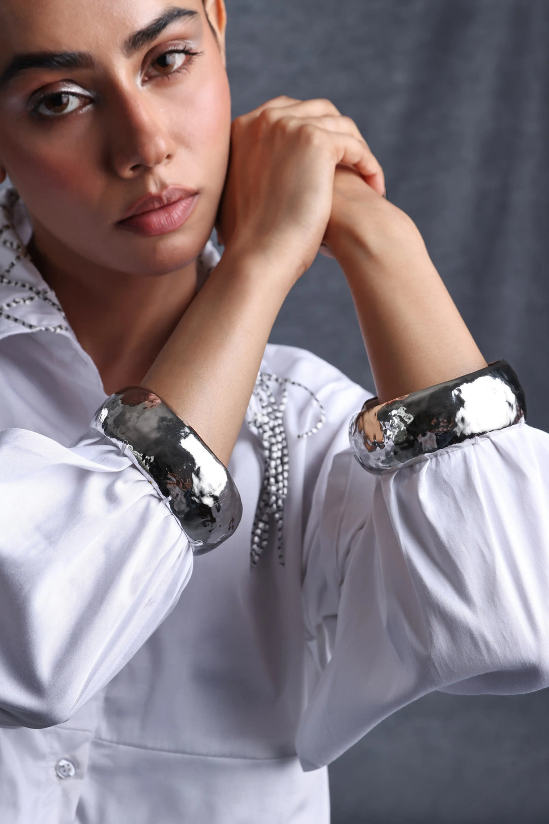 Soleil Crop Bracelet Shirt