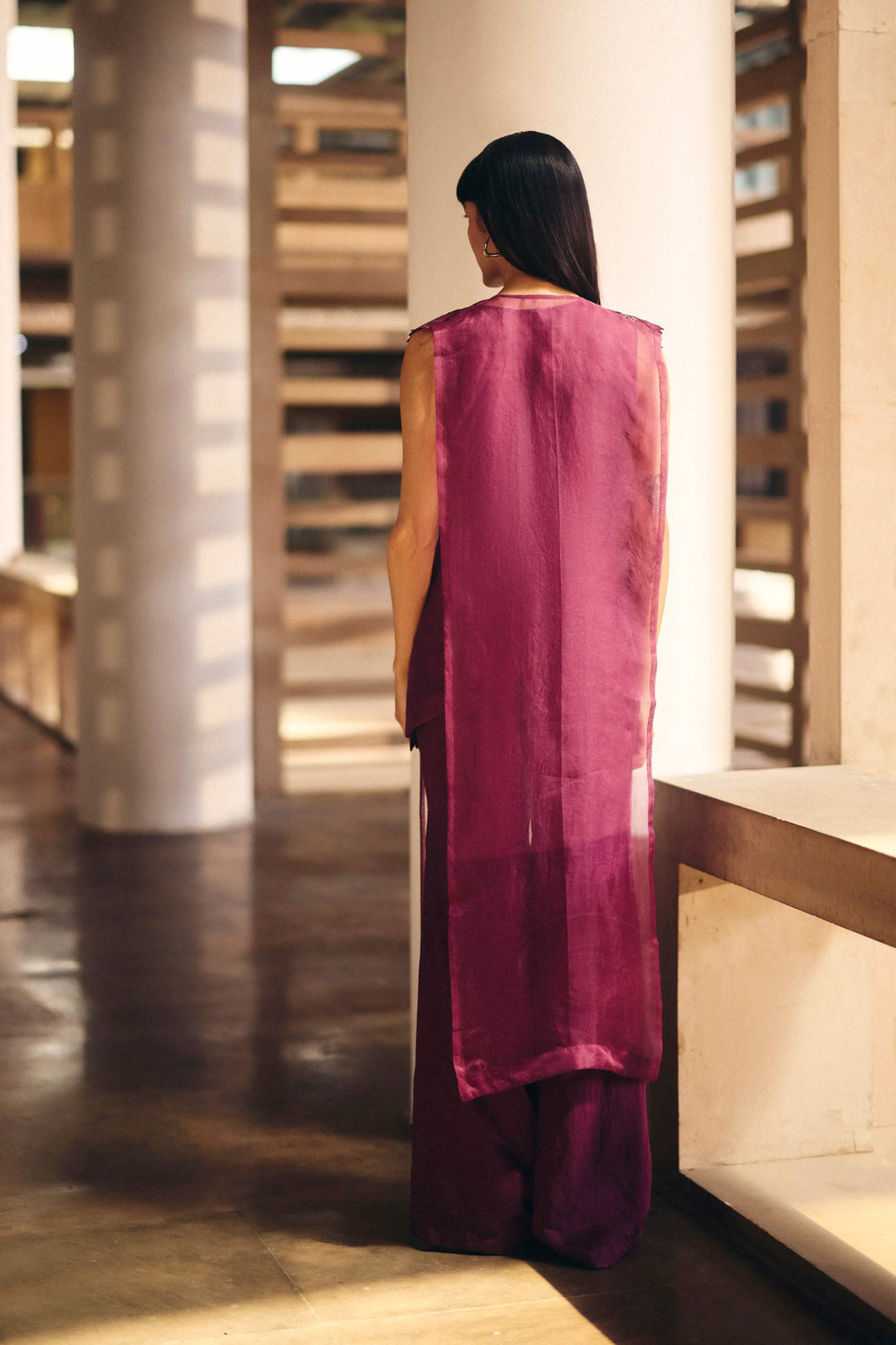 Burgundy Terra Dash Cut Out Dress