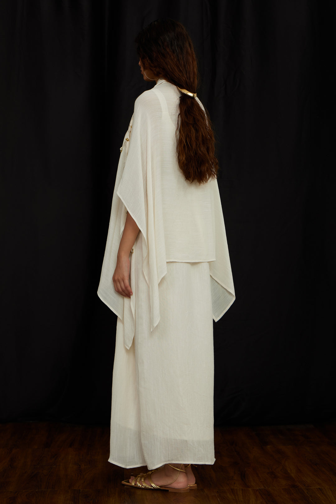 Poncho twin set