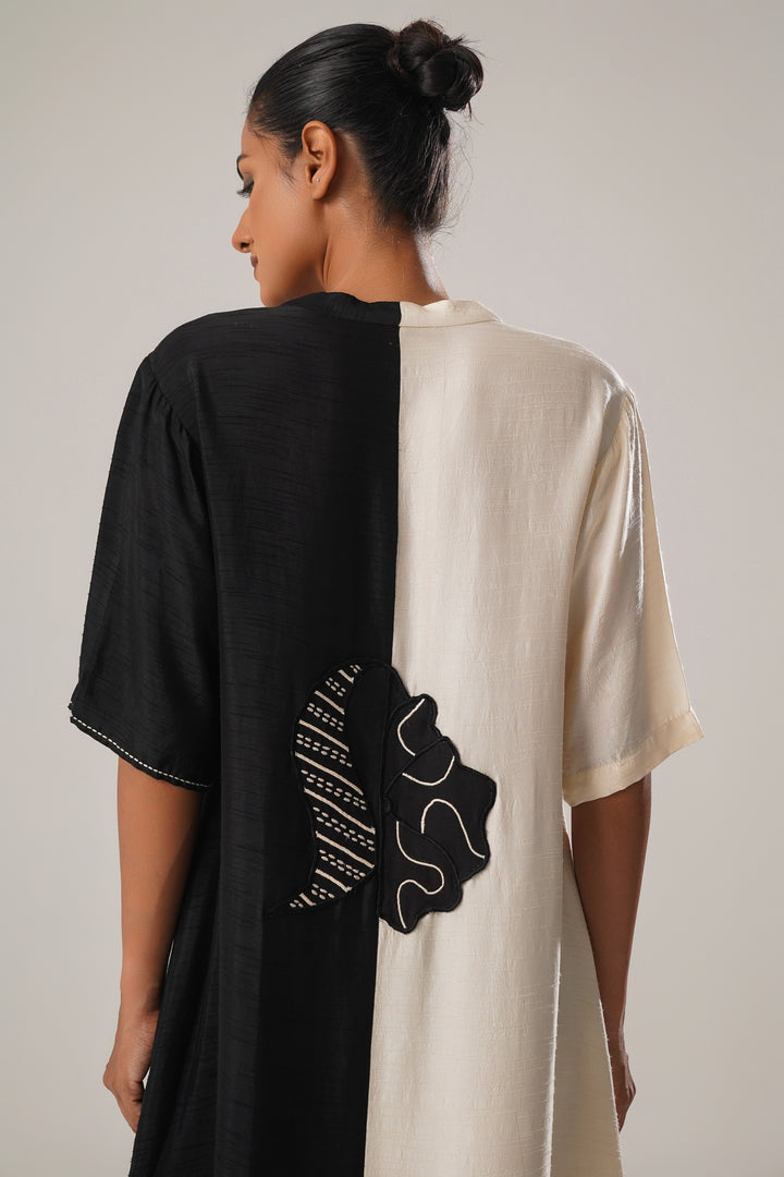 MJ BOX PLEAT DRESS
