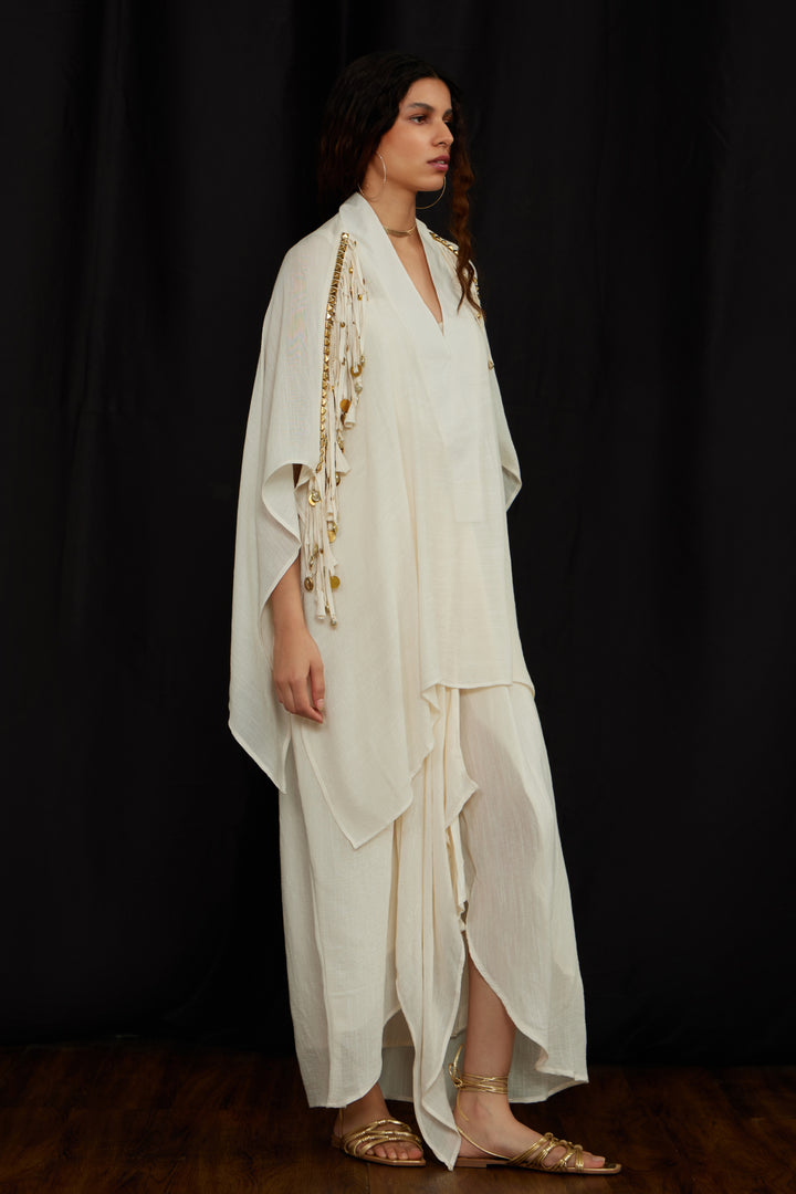 Poncho twin set